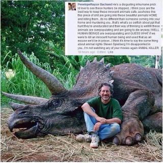 Illustration for article titled Facebook users denounce Steven Spielberg’s senseless killing of dinosaurs